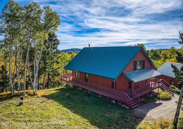180 Ridge Rd, Gunnison, CO 81230 - view from above of property