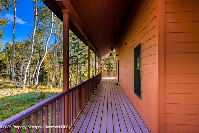 180 Ridge Rd, Gunnison, CO 81230 - view of deck