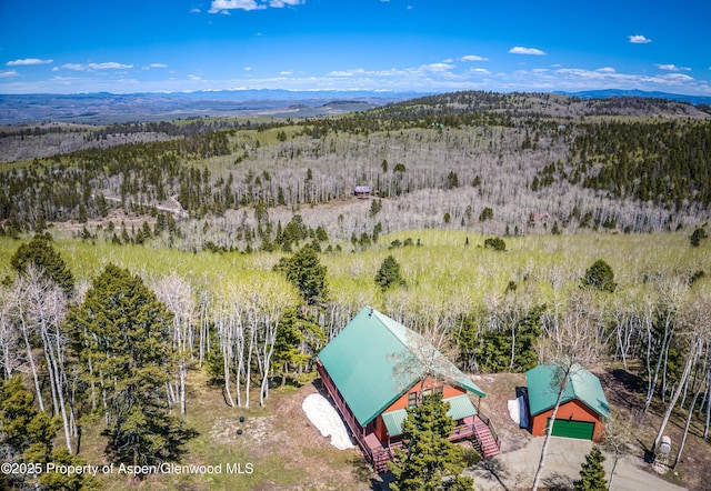 180 Ridge Rd, Gunnison, CO 81230 - aerial view of a forest and a mountainous background