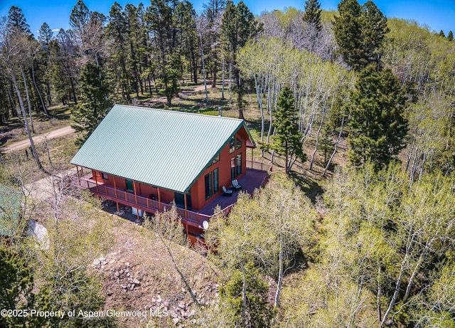 180 Ridge Rd, Gunnison, CO 81230 - view from above of property featuring a forest
