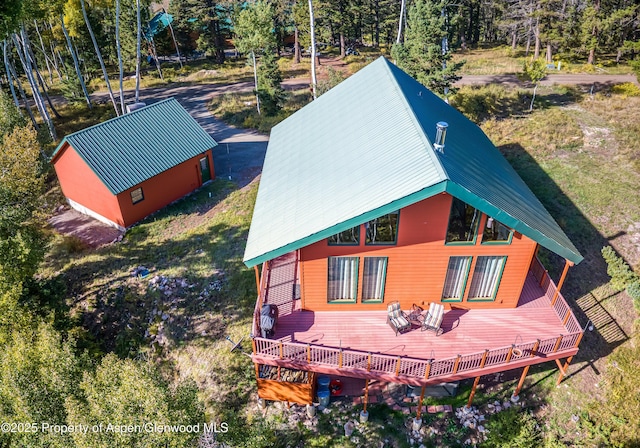 180 Ridge Rd, Gunnison, CO 81230 - aerial view of property and surrounding area