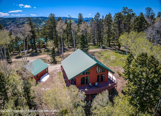 180 Ridge Rd, Gunnison, CO 81230 - view from above of property featuring mountains