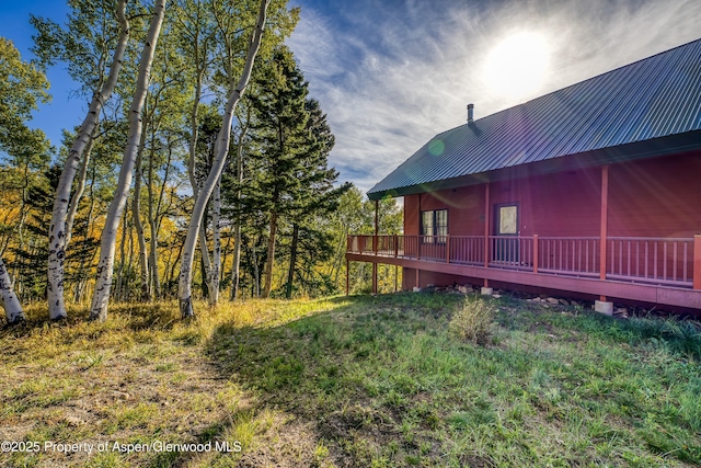 180 Ridge Rd, Gunnison, CO 81230 - view of yard with a deck