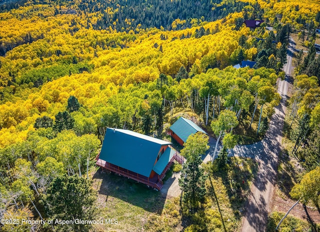 180 Ridge Rd, Gunnison, CO 81230 - view from above of property with a forest