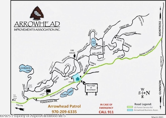 180 Ridge Rd, Gunnison, CO 81230 - map / location