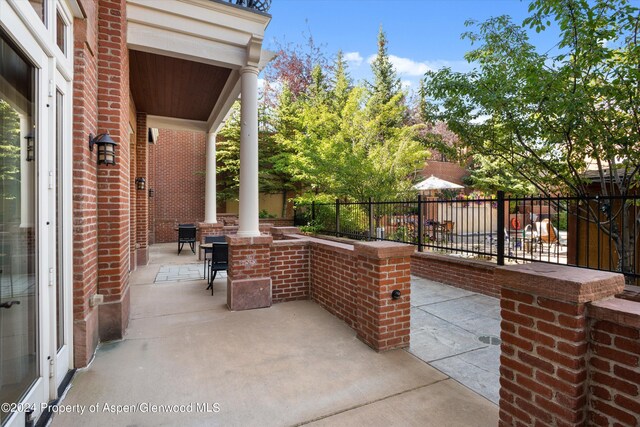 view of patio