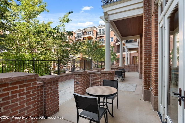 view of patio