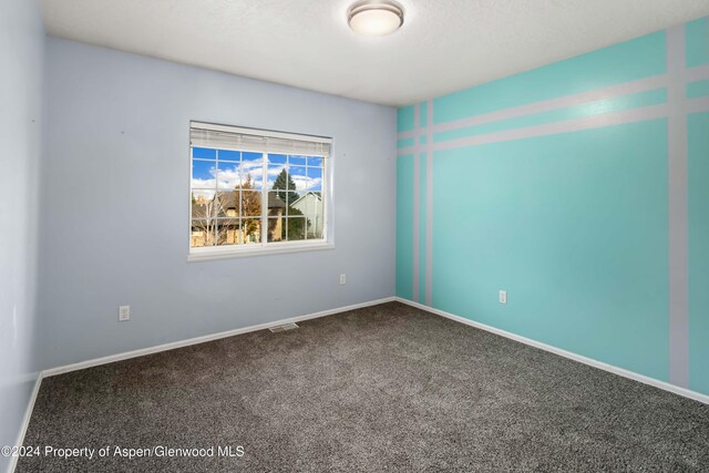 spare room featuring carpet flooring