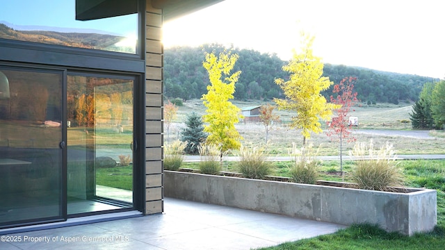 balcony featuring a patio area