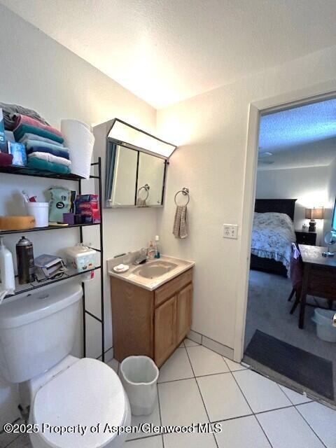 204 W 12th St, Craig, CO 81625 - ensuite bathroom with vanity and tile patterned flooring