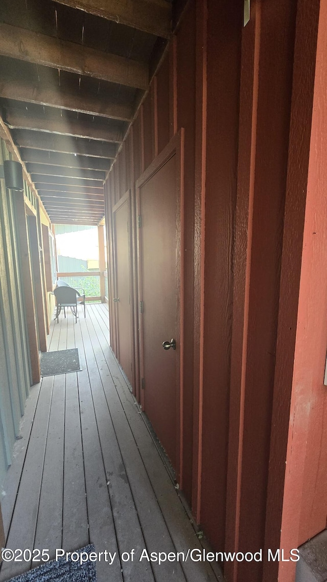 35 Campground Ln Unit E4, Snowmass Village, CO 81615 - view of wooden terrace