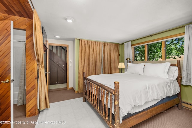125 E Hyman Ave Unit 1A, Aspen, CO 81611 - bedroom with light carpet and recessed lighting