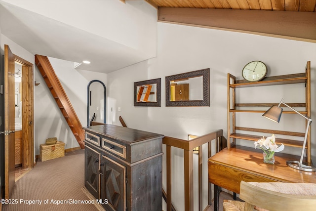 125 E Hyman Ave Unit 1A, Aspen, CO 81611 - stairs featuring carpet
