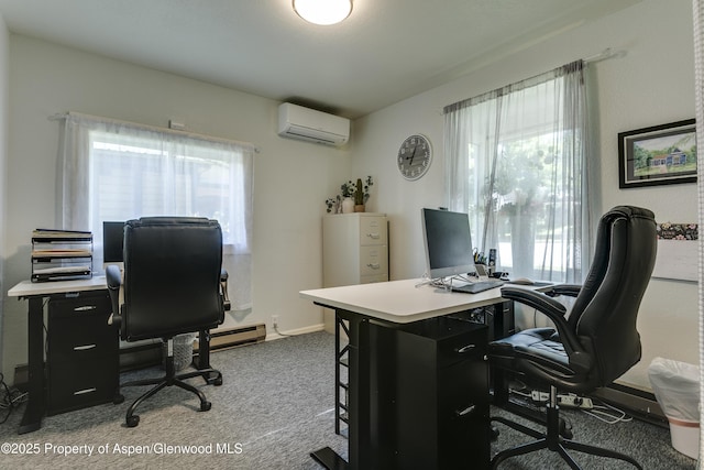 1131 Grand Ave, Glenwood Springs, CO 81601 - office space featuring a wall mounted AC and carpet
