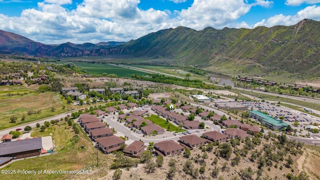 277 Castle Ridge Dr, New Castle, CO 81647 - bird's eye view of a mountainous background