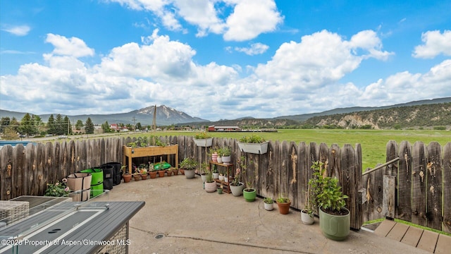 1000 Dolores Way Unit C, Carbondale, CO 81623 - view of patio / terrace with a mountain view
