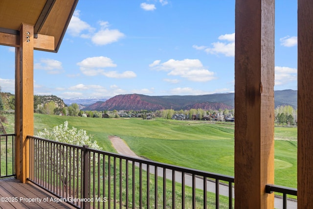 4034 Crystal Bridge Dr, Carbondale, CO 81623 - mountain view with a golf club
