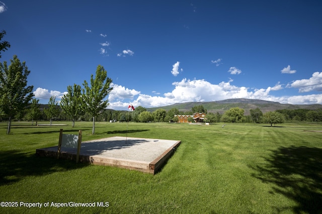 1207 Hooks Spur Rd, Basalt, CO 81621 - view of grassy yard with a mountain view and a rural view