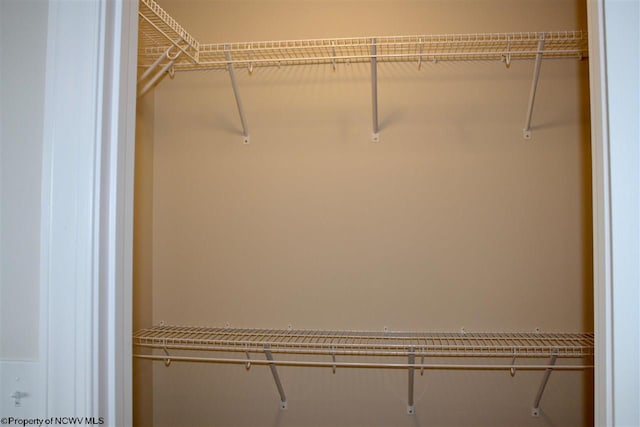 view of closet