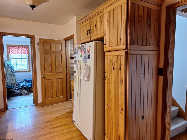 583 Gallop Run Rd, Lost Creek, WV 26385 - corridor featuring light hardwood / wood-style floors