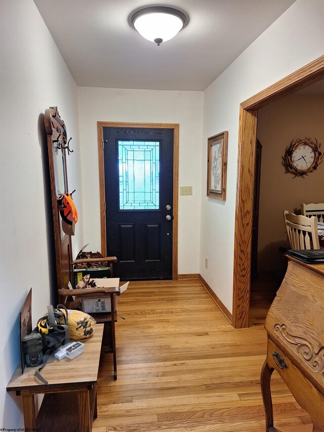 583 Gallop Run Rd, Lost Creek, WV 26385 - entrance foyer featuring light hardwood / wood-style flooring