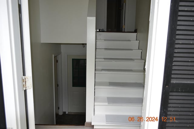 view of stairs