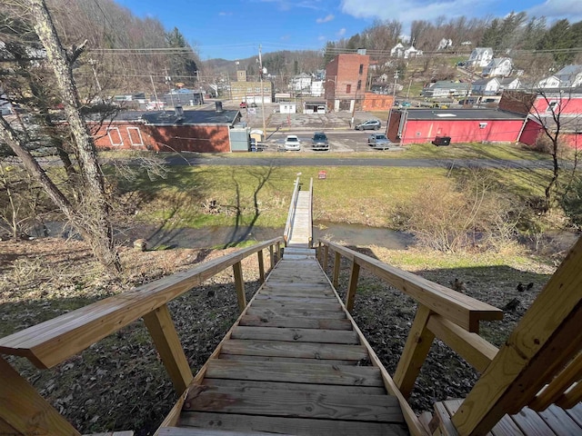 view of dock