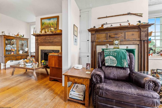 interior space featuring light hardwood / wood-style flooring