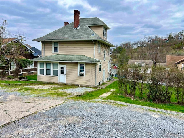 view of rear view of house