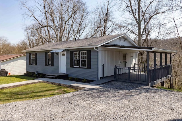 view of ranch-style house