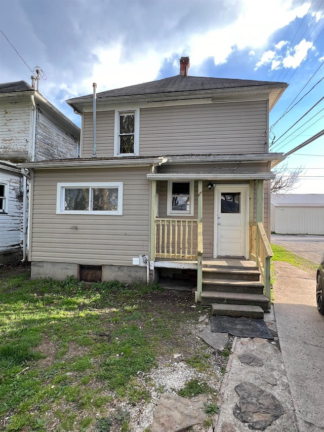 view of front of property