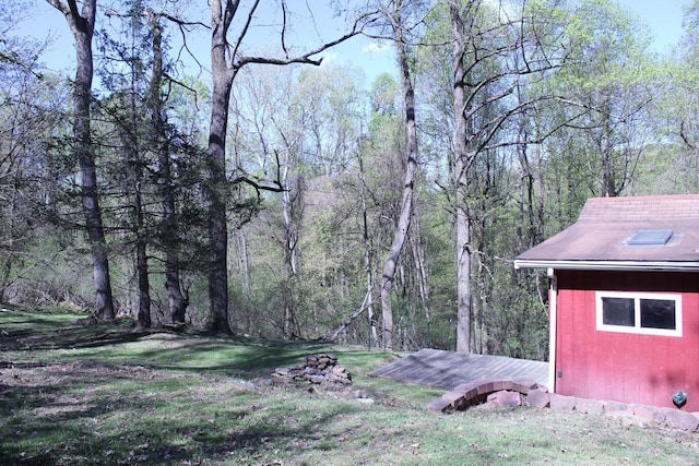 view of yard