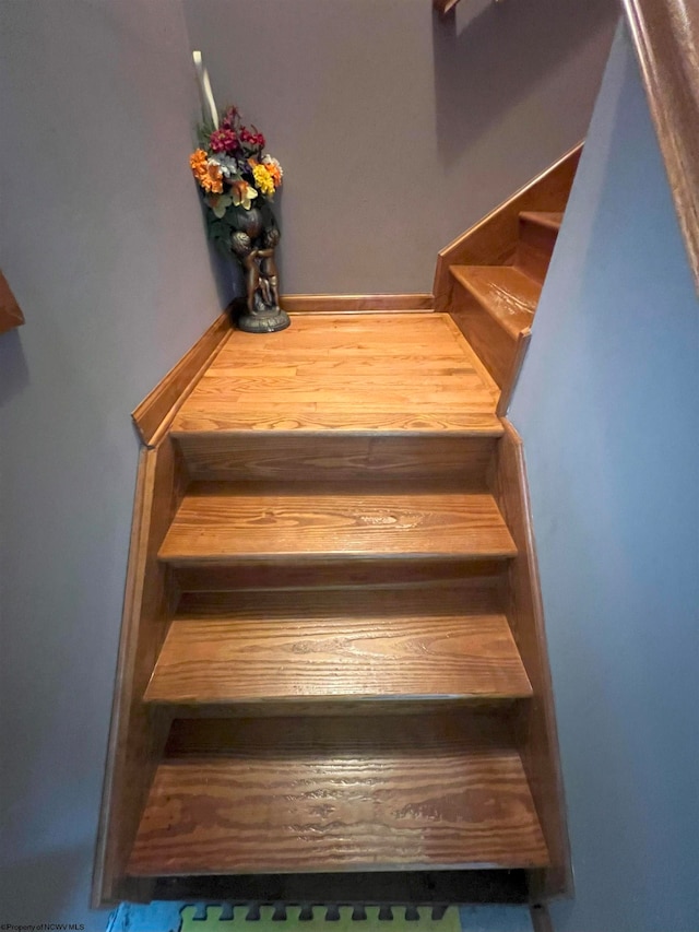 view of stairs