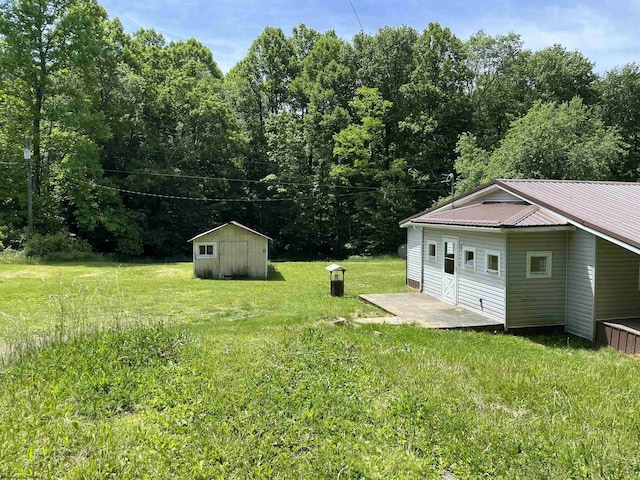3485 Adolph Rd, Mill Creek, WV 26280 - view of green lawn with a patio