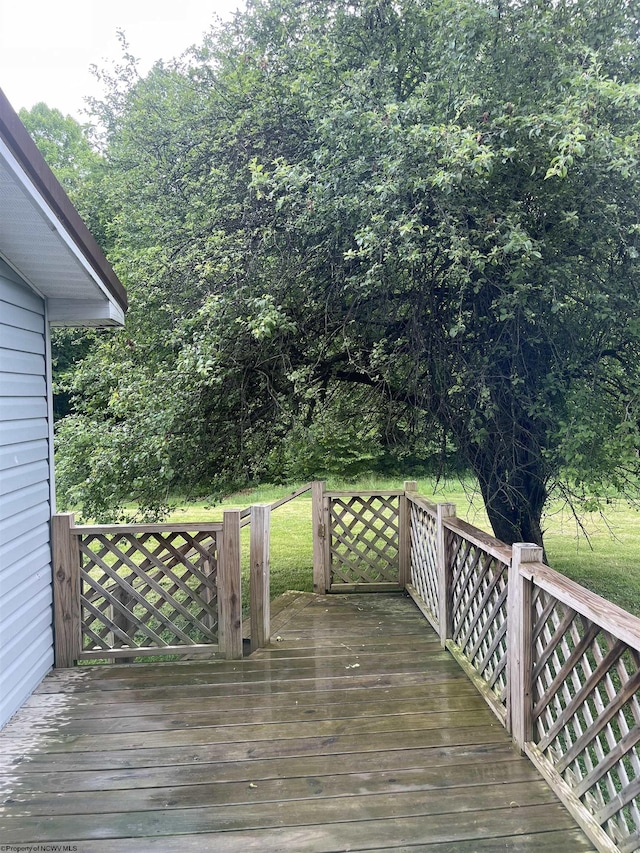 3485 Adolph Rd, Mill Creek, WV 26280 - view of deck
