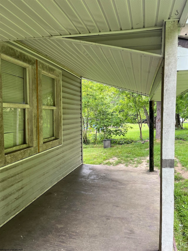 exterior space featuring a patio