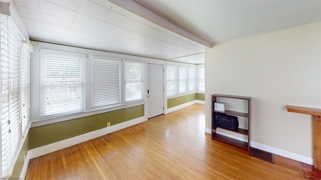 interior space featuring hardwood / wood-style flooring