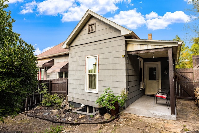 view of rear view of house