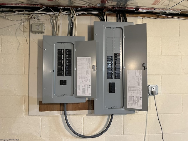 utilities with electric panel