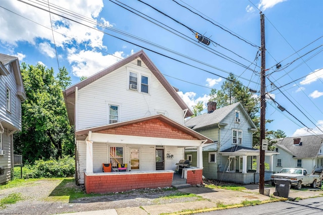 front of property with covered porch