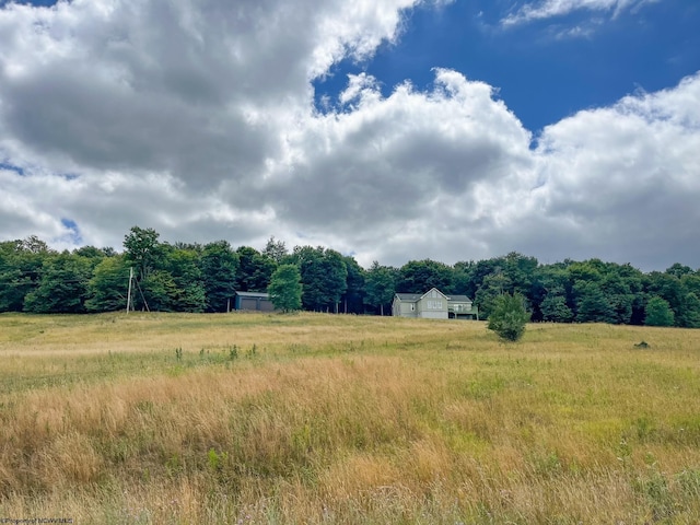 view of nature with a rural view