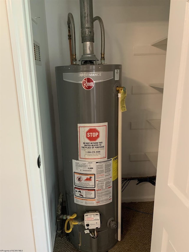 utilities with gas water heater