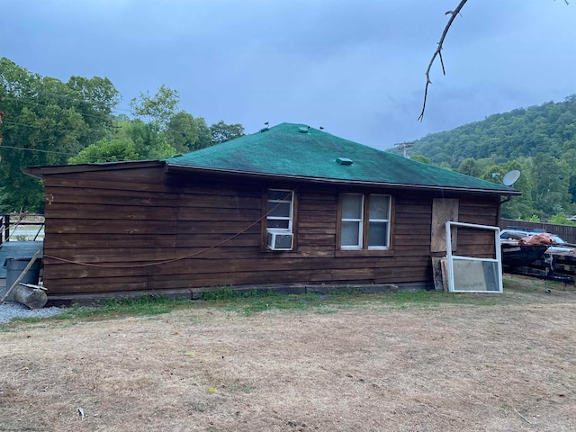 view of property exterior featuring cooling unit