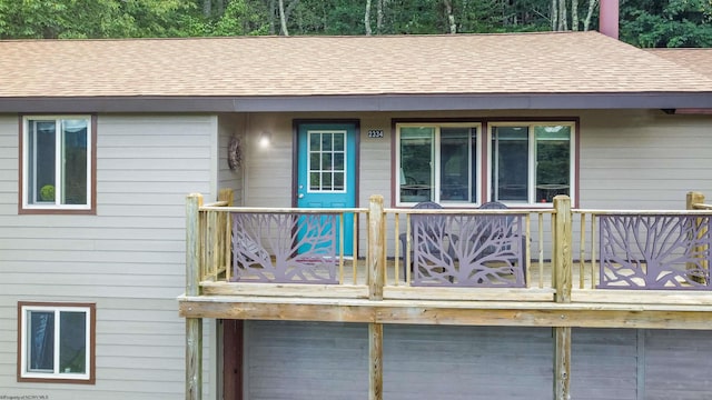 view of rear view of house