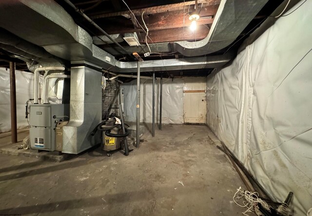 view of basement