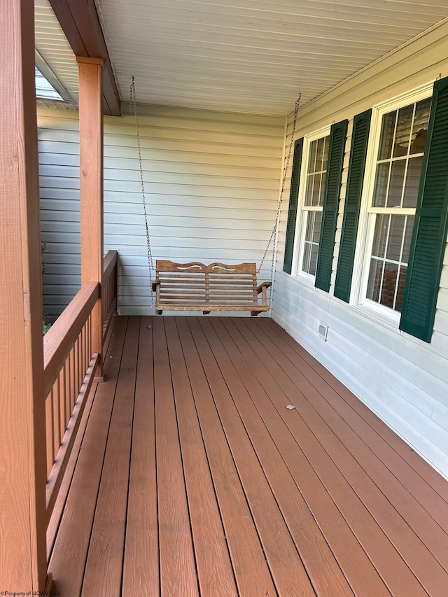 view of deck