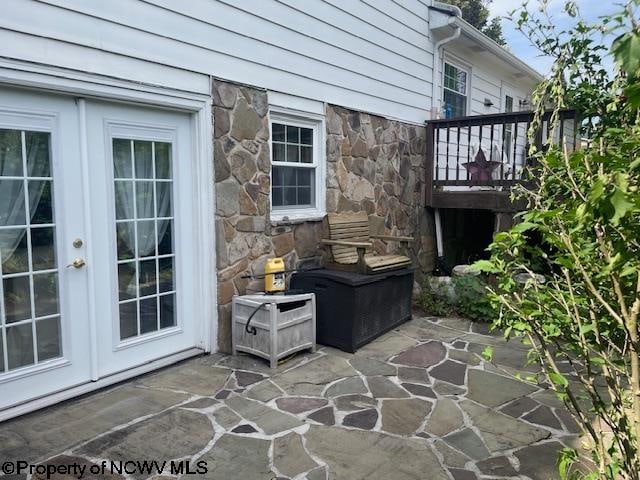 view of patio / terrace with french doors