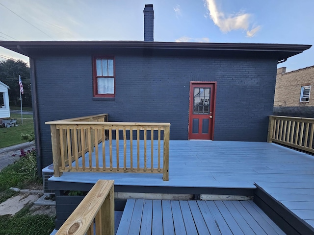 view of deck