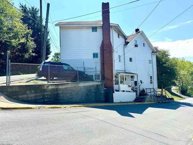 view of rear view of property