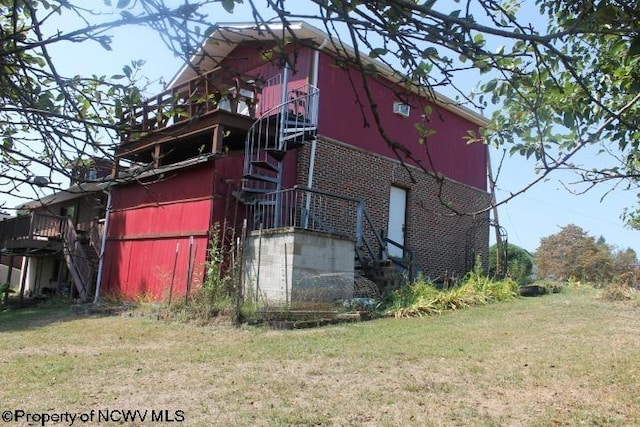 413 Green Acres Cir, Spencer, WV 25276 - view of outdoor structure with stairs